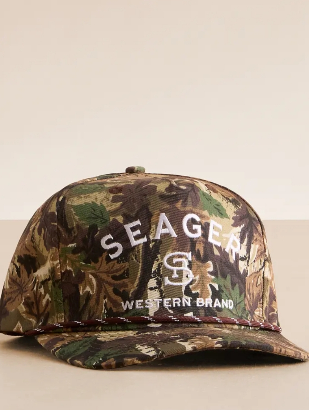 Seager Camo Branded Snapback